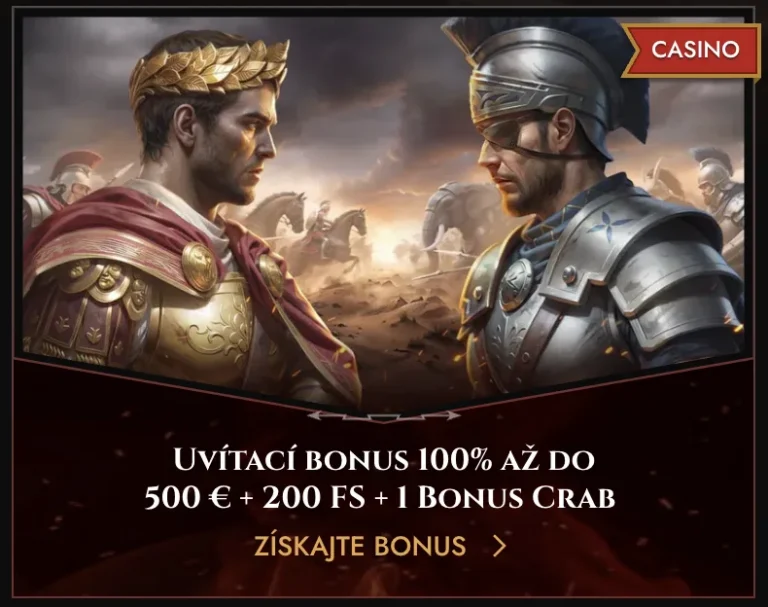 Legiano uvítací bonus 100 % až do 500 € + 200 free spinov a Bonus Crab