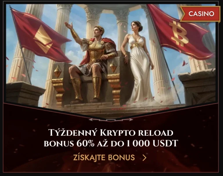 Legiano týždenný krypto reload 60 % až do 1 000 USDT