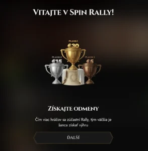 Legiano predstavilo Spin Rally: nová funkcia prináša krátke slotové preteky