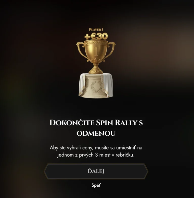 Legiano Spin Rally – dokončenie kola a odmeny pre najlepšie umiestnenia